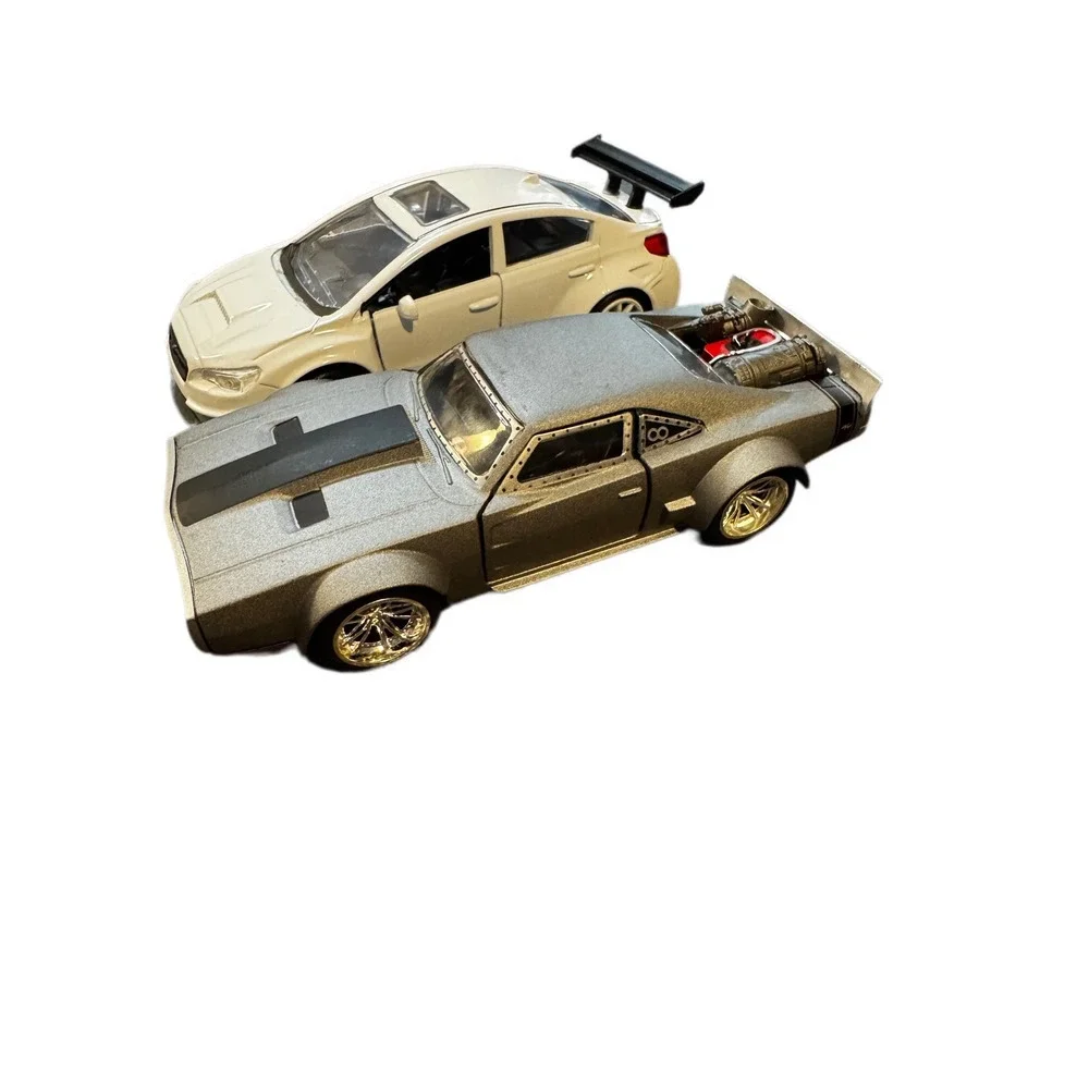 Fast Furious Diecast Car 1970 Dodge Charger SRT Subaru WRX‎ STI Scale 1:32 2017
